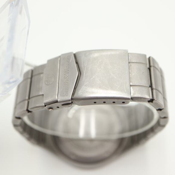Smith & Wesson Mens Date 40mm Watch Stainless Steel Bracelet with New Battery - Picture 12 of 13